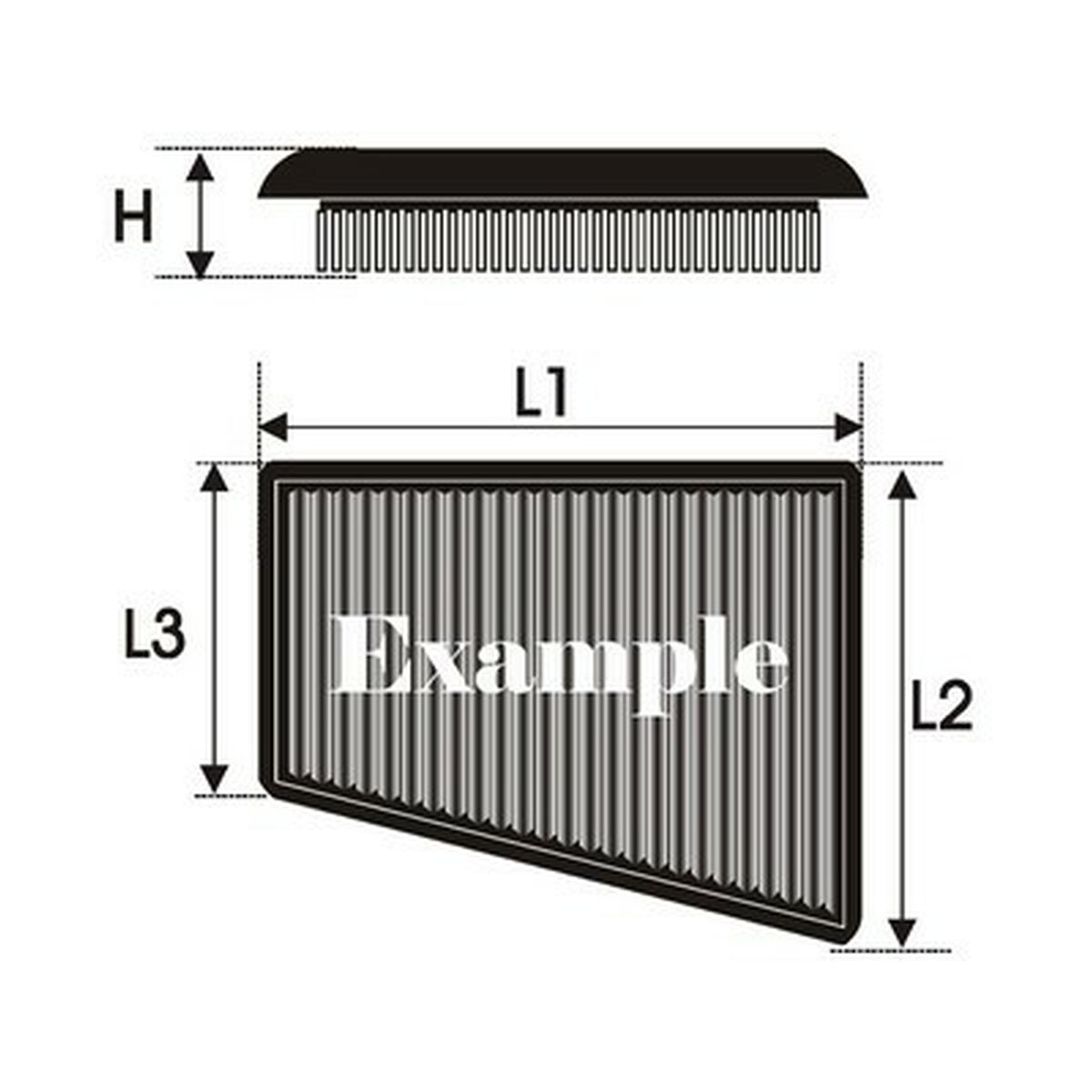 Air filter Green Filters P960517-1